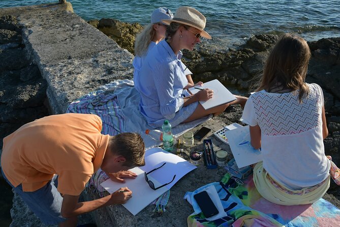 Waves & Watercolors: A Seaside Painting Workshop - What happens during the 2.5-hour class