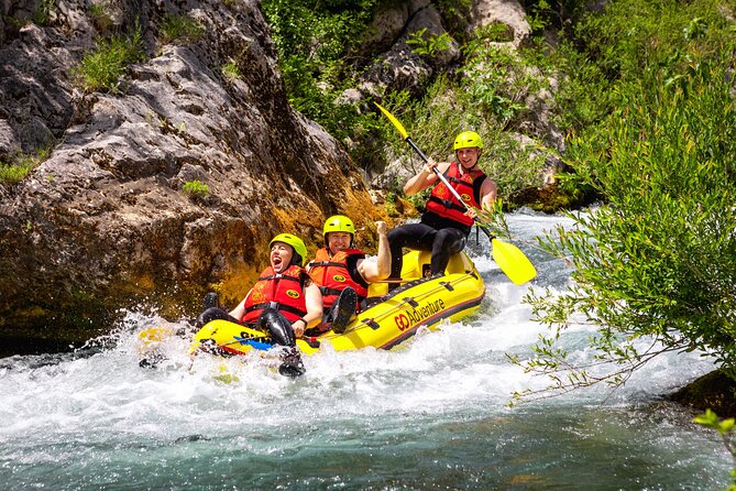 Whitewater Rafting on Cetina River from Split or Šestanovac - The Cetina River: calm water, swimming, and real rapids