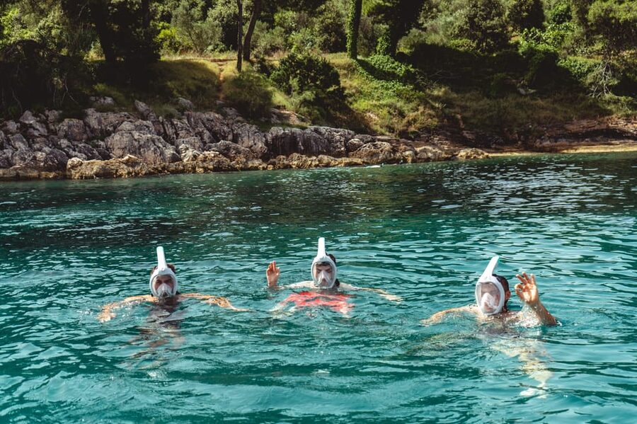 Zadar: 3 Islands Luxury Boat Tour with Aperol Spritz - The final anchorage is made for swimming