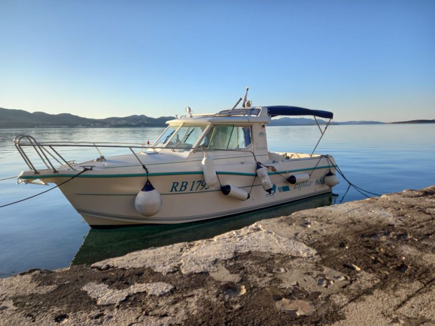 Zadar: Boat tour Half day -Private - Key points to know before you book