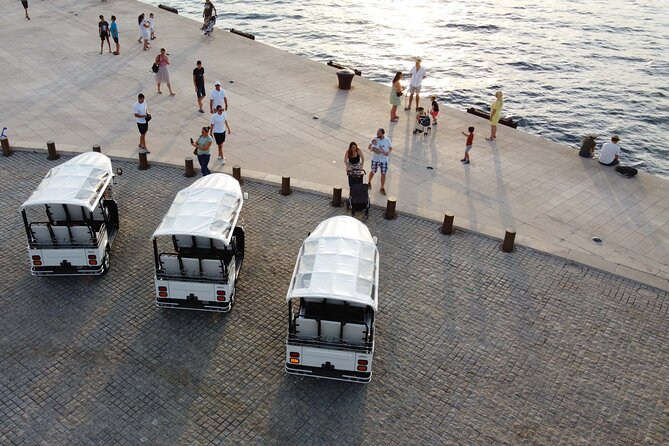 Zadar: City and Wine Tour in Zadar with Eco Tuk Tuk - Kolovare Beach and the first look at daily Zadar