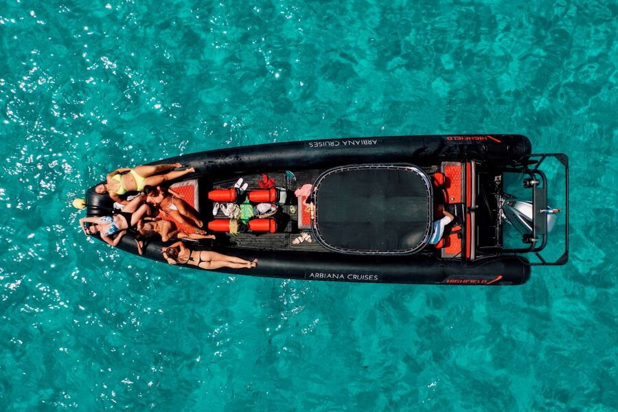 Zadar: Dugi Otok, Kornati Park, Sakarun Beach Speedboat Tour - Golubinka cave is the most memorable swim