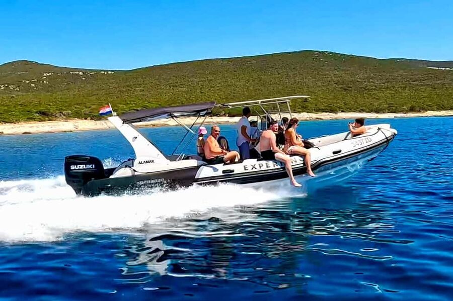 Zadar: Island-Hopping, Swimming & Snorkeling SpeedBoat Tour - Galevac and the Village of Preko