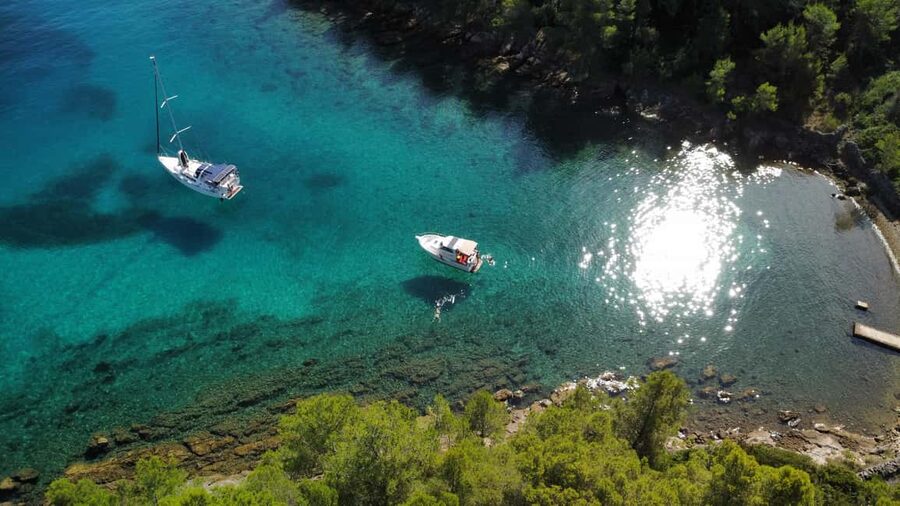 Zadar: Islands & Lagoons Tour with Drinks and ECO fruits... - Galovec: another chance to snorkel and swim