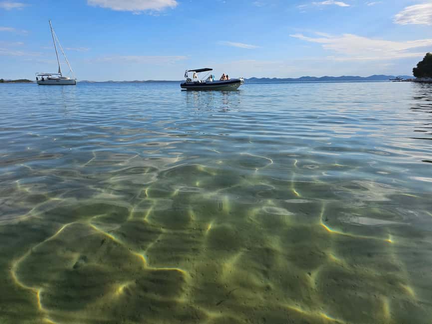 Zadar Islands: Private Hidden Treasures Speedboat Tour - Crossing the Zadar channel toward Dugi Otok