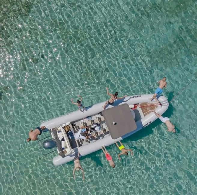 Zadar: RIB boat Tour to Hidden Bays with Snorkeling & Drinks - Frnaža Bay: your first swim on Ugljan Island