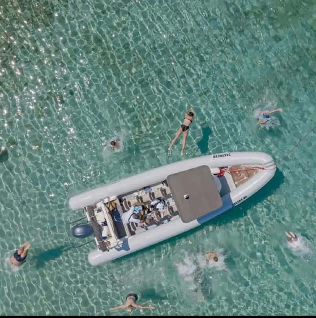 Zadar: RIB boat Tour to Hidden Bays with Snorkeling & Drinks - Boarding at Molo Branimira