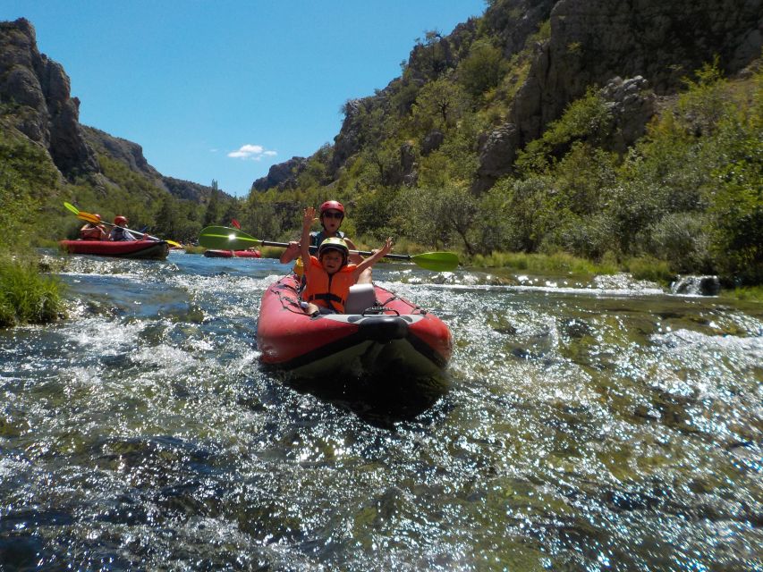 Zadar: River Zrmanja Guided Kayak Safari & Waterfalls - Reaching Muškovci after four hours