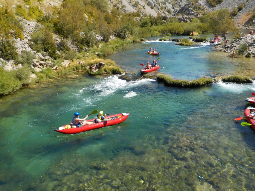 Zadar: River Zrmanja Guided Kayak Safari & Waterfalls - The first 90 minutes toward Visoki buk