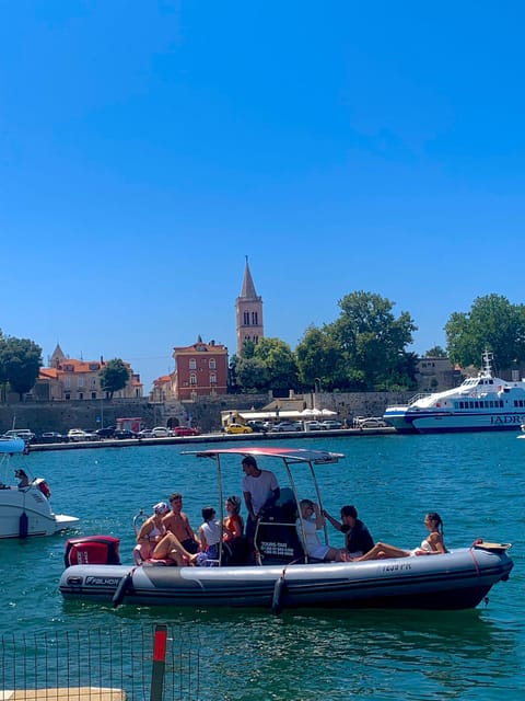 Zadar: Speedboat Tour with Snorkeling & Fruit All Inclusive - Preko: village life, swimming, and a longer break