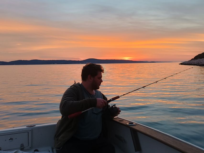 Zadar: Sunset Fishing Half-Day Guided Boat Trip - A three-hour pause for swimming, snacks, and sunset