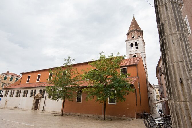 Zadar Walking Tour sponsored by Gligora Cheese and deli. - St. Lawrence Church and a doorway into medieval Zadar
