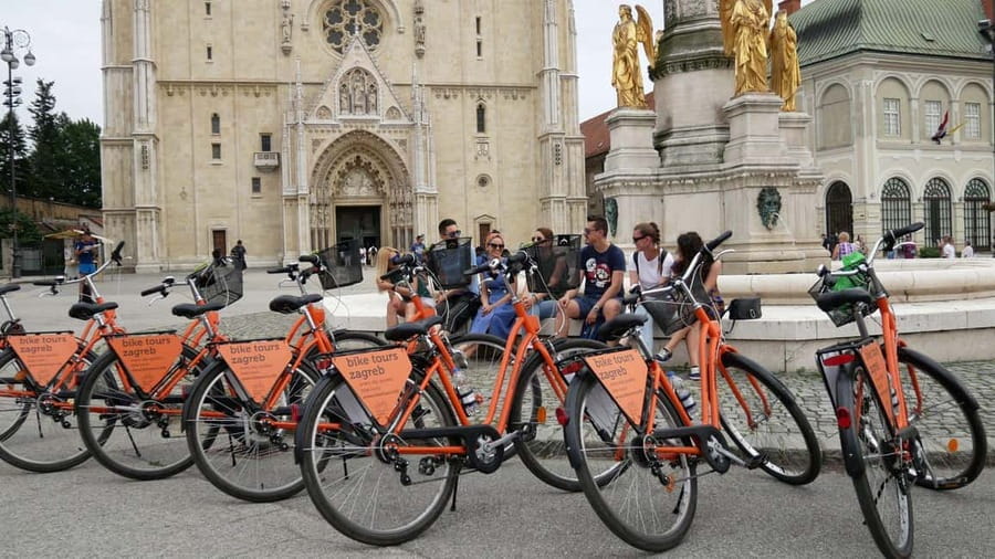 Zagreb: 3–Hour Classic Bike Tour - Upper Town stories at the Cathedral and Stone Gate