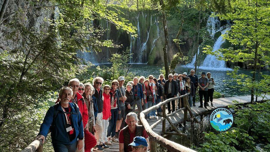 Zagreb: Plitvice With Secured Tickets, Boat And Train Ride - The 15-minute boat ride breaks up the walking