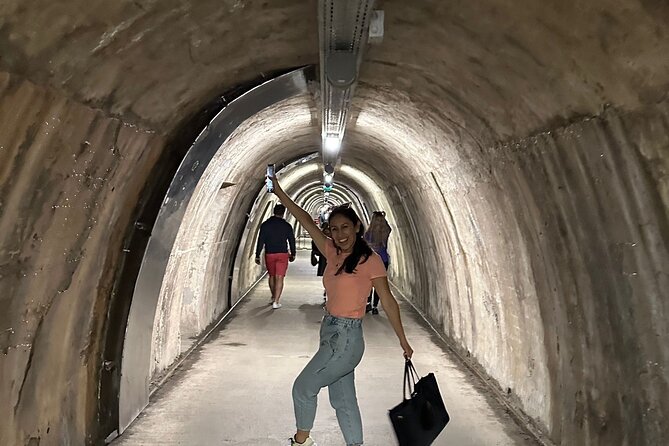 Zagreb Small Group Guided Walking Tour with WW2 Tunnels - Entering Gric Tunnel beneath the Upper Town
