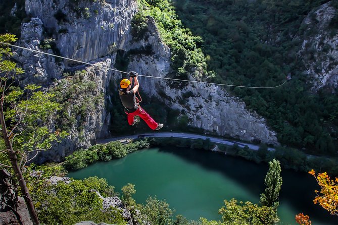 Zipline Croatia: Cetina Canyon Zipline Adventure from Omis - From Omis to the Cetina Canyon