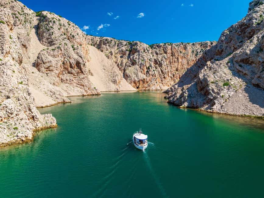 Zrmanja river & 3 Croatian seas boat tour - Starting in Novigrad beneath Fortica fortress