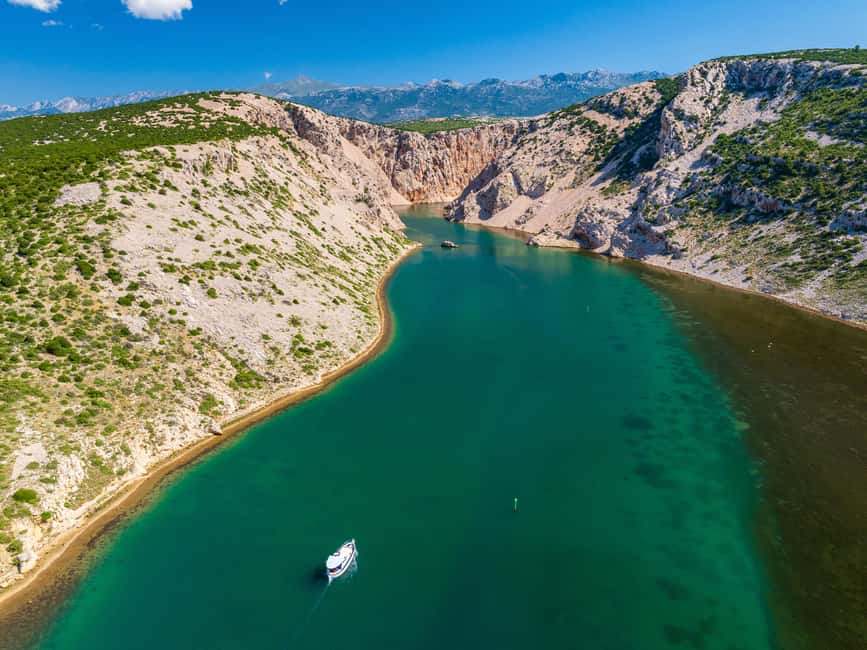 Zrmanja river & 3 Croatian seas boat tour - The Maslenica bridges and the first Adriatic swim